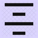 Text Align Center Text Align Center Center Align Icon