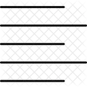 Text Align Left Letter Text Icon