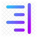 Text Align Right Text Align Right Align Right Icon