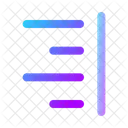 Text Align Right Text Align Right Align Right Icon