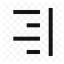 Text Align Right Text Align Right Align Right Icon