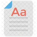 Text Document Format Icon