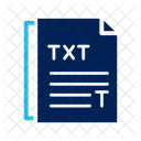 Text Based Text Processing Textual Data Icon