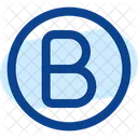 Text Bold Circle Icon