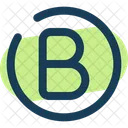 Text Bold Circle Text Font Icon