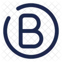 Text Bold Circle  Icon