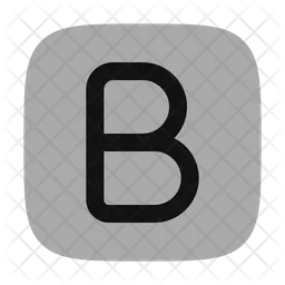 Text bold square  Icon
