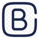 Text Bold Square  Icon