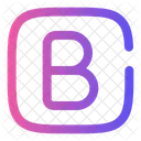 Text Bold Square  Icon
