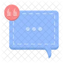 Box Text Speech Icon