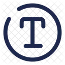 Text Circle Text Typography Icon