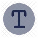 Text Circle Text Typography Icon