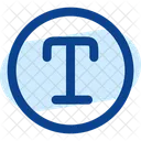 Text Circle Icon