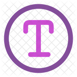 Text Circle  Icon