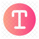 Text Circle Text Typography Icon