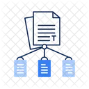 Computational Text Categorization Intelligent Content Classification Automated Document Sorting Icon