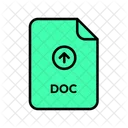 File Formats Upload Icon With Extension Icon