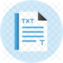 Text Document Written Information Document Storage Icono