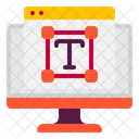 Icon Text Edit Design Icon