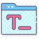 Text Editor Text Text Editor Tool Icon