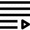 Text Editor Tool Text Alignment Icon