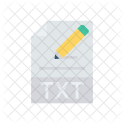 Text file Icon - Download in Flat Style