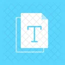 File Font Type Icon