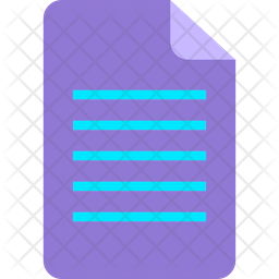 Text File Icon - Download in Flat Style