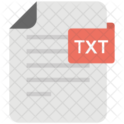 Text File Icon - Download in Flat Style