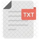 Text Document Txt Icon