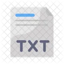 Text File File Format Document Icon