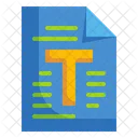 Text File Text Paper Icon