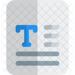 Text File  Icon