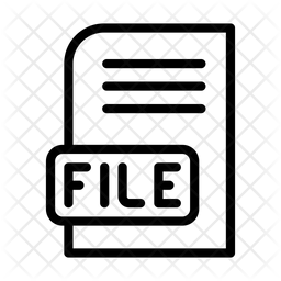 Text File Icon - Download in Line Style