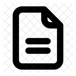 Text File Icon - Download in Line Style