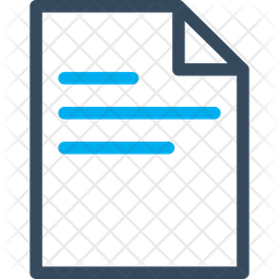 Text File Icon - Download in Dualtone Style