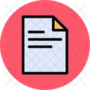 Text File Doc Document Icon
