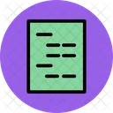 Text File Doc Document Icon