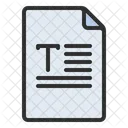 Text File Text Word Icon