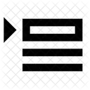 Block Text Header Icon