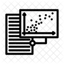 Text Analysis Graph Icon