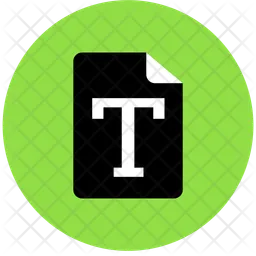 Text  Icon