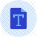 Text File Streamline Kameleon Icon