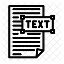 Text Document Natural Icon