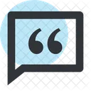 Text Quotation Chat Icon