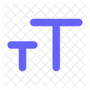 Text Arrangement Style Icon