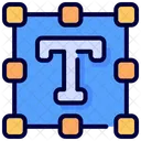 Text Typography Design Icon