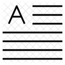 Text Document Paper Icon