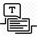 Text Forum Nachricht Symbol