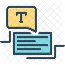 Text Forum Nachricht Symbol